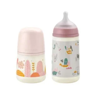 Biberón anticólicos con tetina fisiológica
