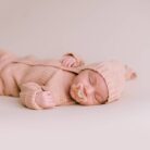 Micu Micu Gorro de nudos Rosa