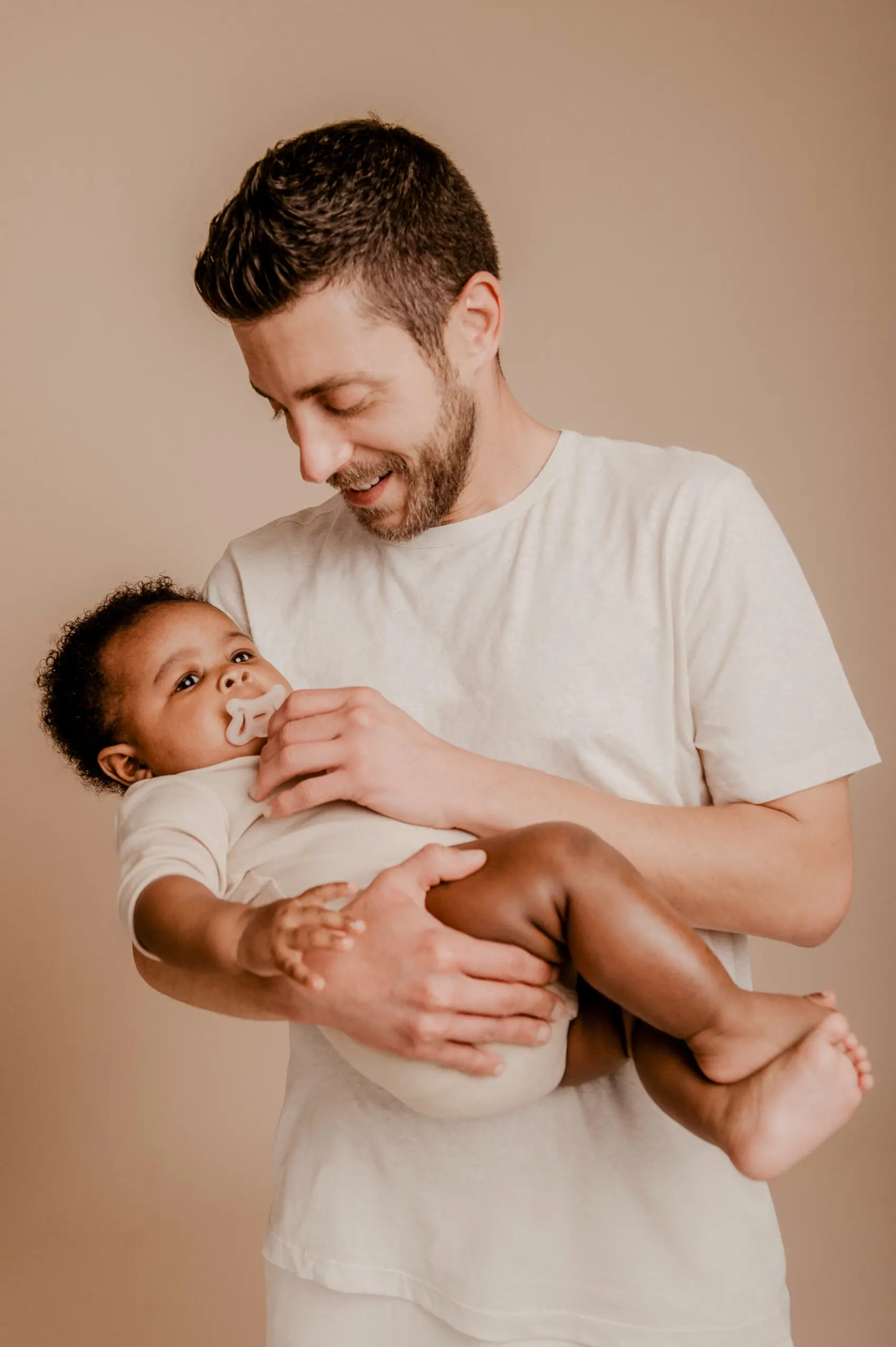 Padre con beb&eacute; zero zero