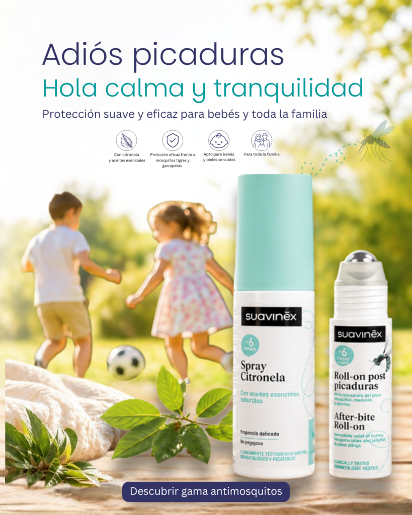 Adi&oacute;s picaduras con Suavinex antimosquitos