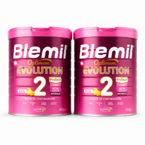 Pack de 2 latas de Blemil 2 Optimum Evolution leche de continuación 800 g Ordesa