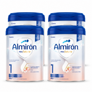 Pack de 4 latas de Almirón Profutura Duobiotik 1 leche de inicio 800 g