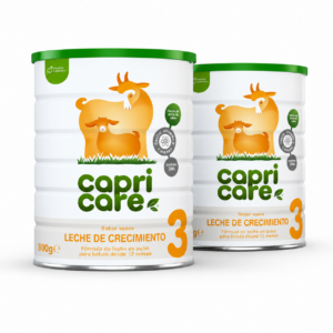 Pack de 2 latas de Capricare 3 leche de crecimiento de cabra 800 g