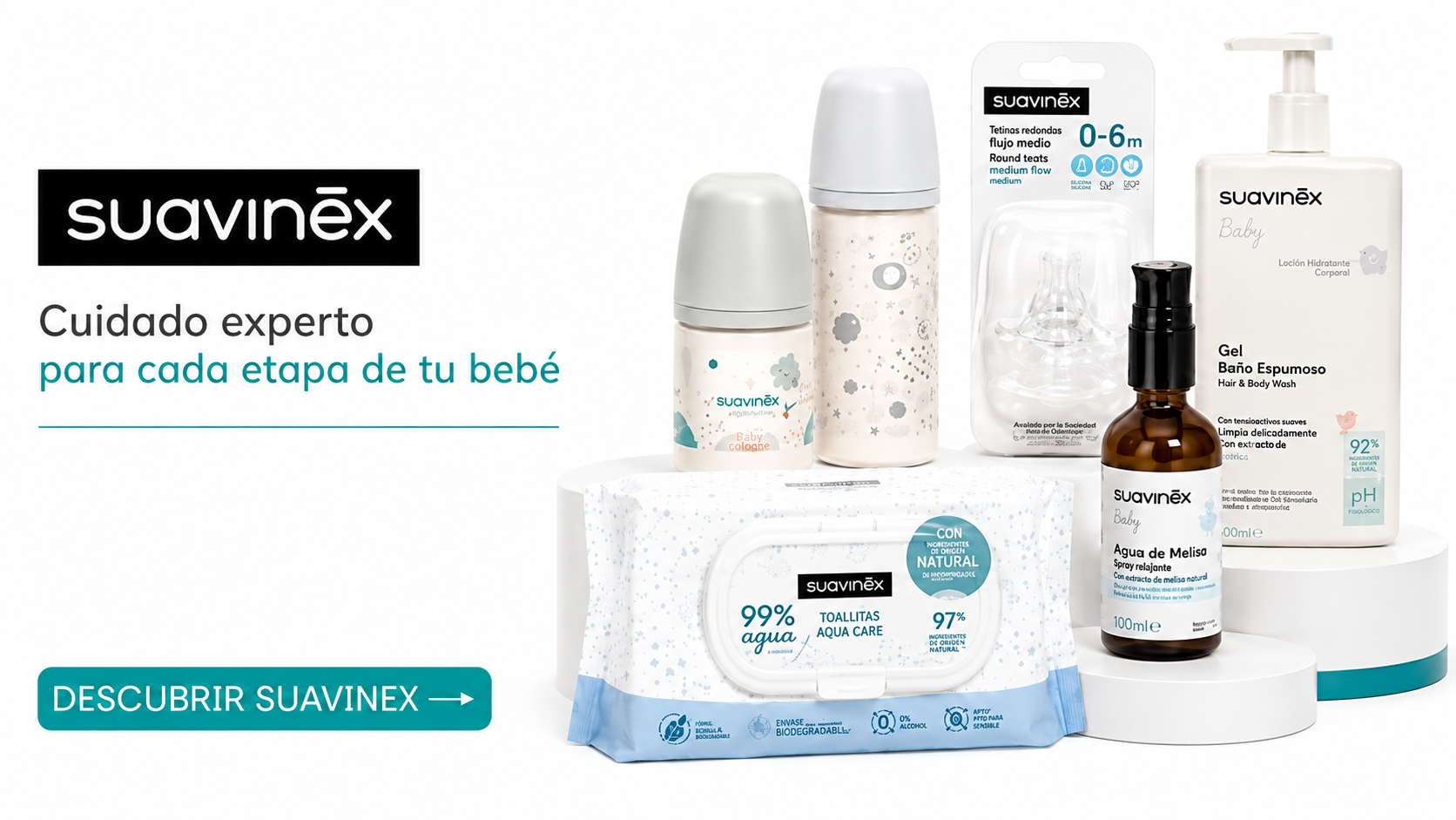 Suavinex banner, todos los productos