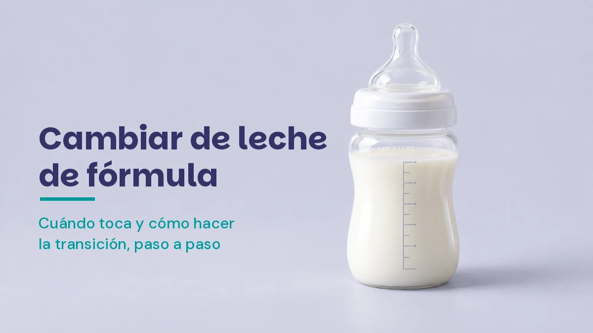 C&oacute;mo cambiar de leche de f&oacute;rmula al beb&eacute; paso a paso