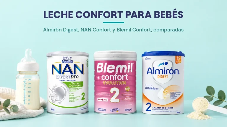 Leche Confort para bebés: Almirón Digest, NAN Confort y Blemil Confort Evolution, comparadas por una farmacéutica