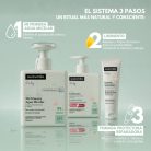 Sistema 3 pasos Suavinex para el cambio de pañal: 1 agua micelar, 2 linimento, 3 pomada protectora reparadora